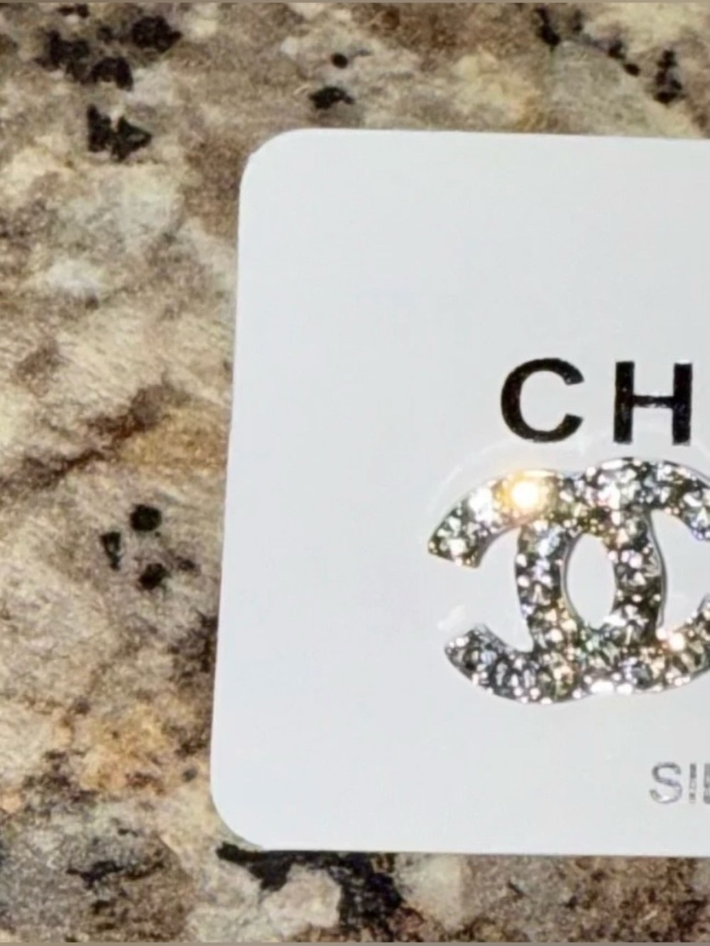 CC Silver Earrings